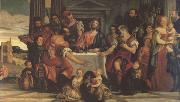 Paolo  Veronese Supper at Emmaus (mk05) painting